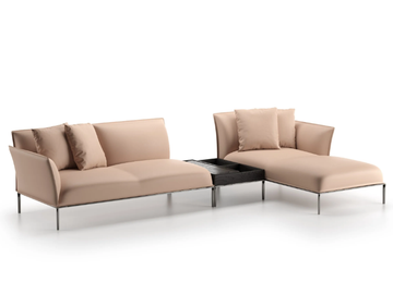 EUFOLIA - Sectional sofa with chaise longue by Natuzzi Italia - view 2